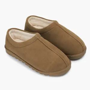 (남성) AMARA MESN 아마라 맨즈 2.5CM 소가죽 양털 뮬 슬리퍼 히코리 K2920002RD-M