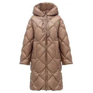 TREFE 트레페 퀼티드 다운 코트 카멜 TREFE-085