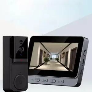 현관 무선 인터폰 스마트 도어벨 초인종 카메라 사무실 장거리 비디오 통화 주택 대화 교체