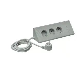 이케아 스코타트 멀티탭 연장코드 모서리 콘센트 그린 1.8 m