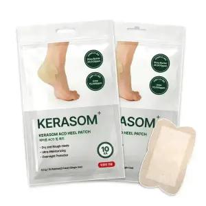 케라좀 ACD 힐패치 발 뒤꿈치 각질 제거제 연화제 갈라짐 보습, 10매 2개