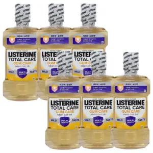 리스테린 토탈케어 검케어 마일드 750ml, 6개