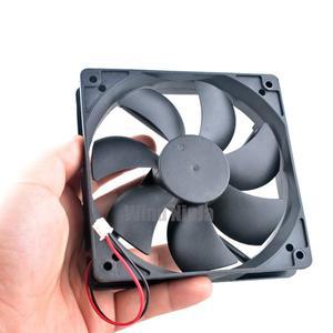 새로운 12cm 120mm 팬 120x120x25mm 12025 DC12V 0.10A 1600RPM 섀시 전원 공급 장치 용 유압 베어링 냉각