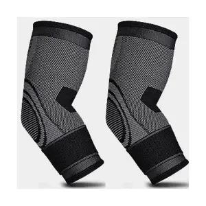 미누네 팔꿈치 보호대 엘보 테니스 배드민턴 헬스 테니스 골프 엘보우 아대 슬리브 2P