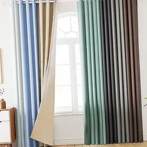 240 대형 암막 커튼 단열 겨울 냉기 거실 암막 커튼 두꺼운 고리형 방한 대형 암막 커튼 단열 우풍 차단 창