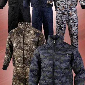군용 깔깔이 경량 남성용 방한 남성 방한복 겨울 상하복 작업용 상하의 작업복 기능성 상하 하의 방수
