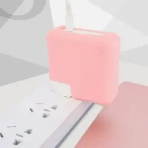 어댑터 케이스 보호 커버 실리콘 맥북용 심플 안전 (WFJ3YOE)