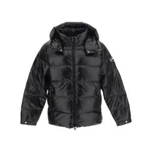 듀베티카 ULRICO 로고 패치 후드 패딩 자켓 블랙 VUDJ10435K0001 BKS1118793