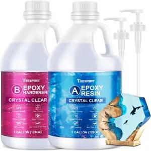 버블 에폭시 수지 없음 전문가 DIY 아트 테이블 상판 금형 보석 제작 공예 키트 주조 및 코팅을 위한 2갤런