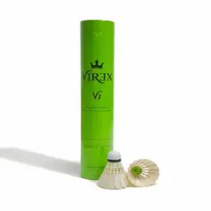 [1타/12개입]비렉스 VIREX V1 배드민턴 오리털 가성비 셔틀콕 (VIREX V1)