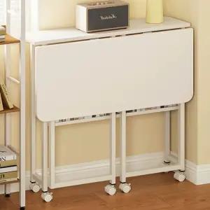 이동식 접이식 책상 사이드 50x100x75cm 이동형 다용도 가정용 틈새 거실 옆 침대