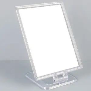 화장 탁상 사각 스탠드 손잡이 거울 작은 대형 랜덤1p 사각거울 거울