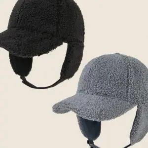K22 겨울 방한용 여성털모자 트래퍼햇 골프용 뽀글이