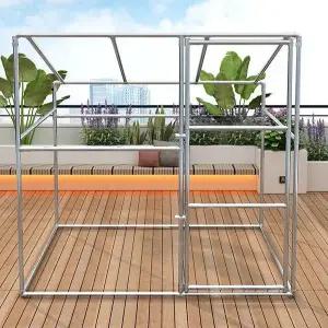 야외 창고프레임 텃밭 옥상 뼈대 미니 화단 식물 농막 발코니 간이 온실 원예