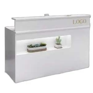 안내 데스크 인포 카운터 미용실 캐셔 식당 계산대