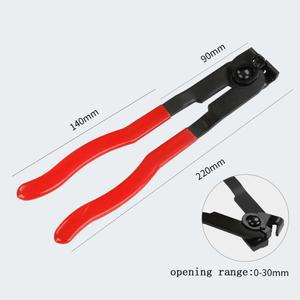 싱글 이어 호스 클립 스텝리스 1PC 140PCS 21MM 클램프 스테인레스 스틸 모듬 플라이어 키트 304