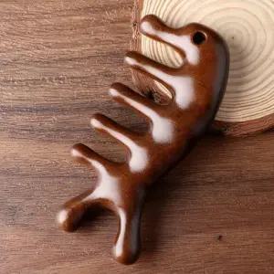 고품질 두피 브러쉬 빗 얼굴 마사지 우드 두피케어 헤어관리 (WFK9FKJ)