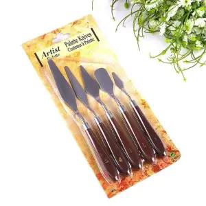 고품질 페인팅 페인팅 스틸 스페츌라 5종 세트 도예도구 찰흙 (WFK9H2H)