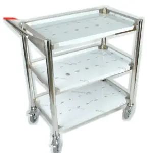 완제품 HS완제품3단카트(삼면뚫림-저소음우레탄바퀴) (WFK9TUR)