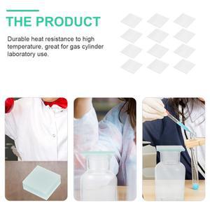 12개 가스 실린더 밀봉용 무광 유리 시트 수집 병 실험실 용품