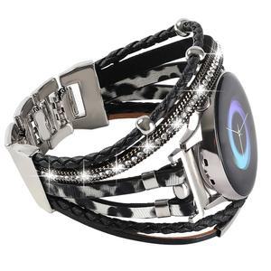 갤럭시 워치 7 6 5 4 40mm 44mm /워치 클래식 밴드 42mm 46mm 43mm 47mm /갤럭시 프로 45mm /액티브 2, 20mm 보호 팔찌 여성용 핸드메이드 스트랩