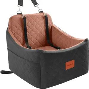 소형/소형견을 위한 인디버드 반려견 카시트 메모리 폼 부스터 시트 세척 가능한 탈착식 커버가 있는