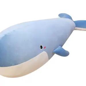 고래 바디필로우 인형 쿠션 안고자는 대형 일자형 롱 인테리어 배게 죽부인