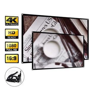 인기  중인 소프트 스크린 60인치 16:9 접이식 공간을 차지하지 않고 휴대하기 편리