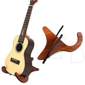 [하프클럽/]원목 우쿨렐레 거치대 바이올린 보관대 작은기타 받침대 음악