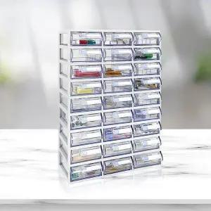 [하프클럽/]스마트 정리함 가로3칸 세로9칸 약 수납함 미니 소품