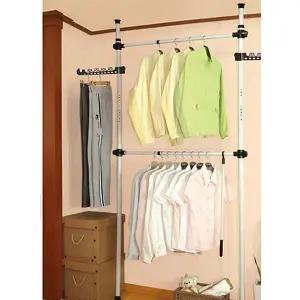 [하프클럽/]행거 고정 옷걸이 식 2단행거 옷정리 옷장