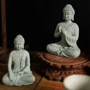 [하프클럽/]미니 부처님 돌 붓다 불상 2종 불교 보살 박람회 절 굿즈 석가모