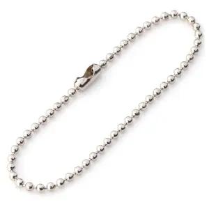 열쇠고리 DIY 볼체인 끈 실버 키링 줄 10P M12670 실버볼체인 실버구슬줄