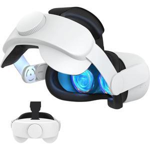 오큘러스 퀘스트 2 메타 2 액세서리 호환 헤드 스트랩 조절 가능 엘리트 VR 교체용