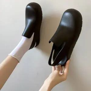 [하프클럽/]여자플래슈즈 은은한 심플 방수 일상 플랫슈즈 파스텔 여성 실