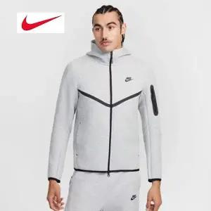 [아웃도어스/나이키]나이키 테크플리스 풀집 윈드러너 후디 그레이 국내AS