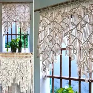 창문발 문가림막 에스닉 출입문 가림발 식당 햇빛가리개
