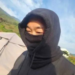 일체형 방한 마스크 후드 넥워머