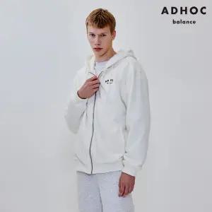 [하프클럽/에드혹]남여공용 베이직 양털 후드 집업(HYAUJ91)