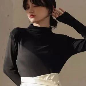 가을 목폴라티셔츠 목폴라 폴라티 부드러운 겨울 반목 4컬러 하프넥