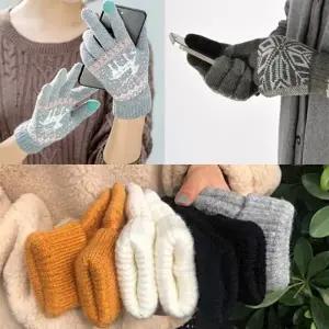 니트 겨울장갑 스마트터치장갑 남성 여성 겨울장갑 방한장갑 손가락장갑