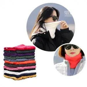 엘레스팍 겨울넥워머 부드러운 수면목도리 일체형워머