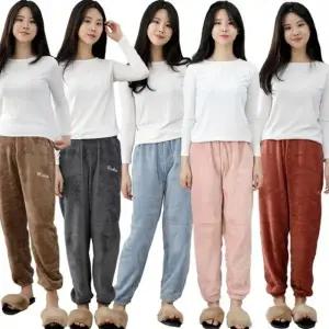 플리스바지 겨울 수면잠옷 극세사잠옷 파자마 홈웨어