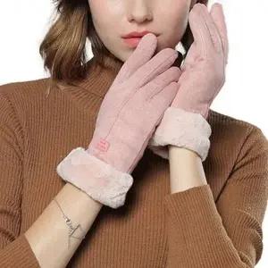 스마트폰터치장갑 여성 털 겨울 여자 장갑