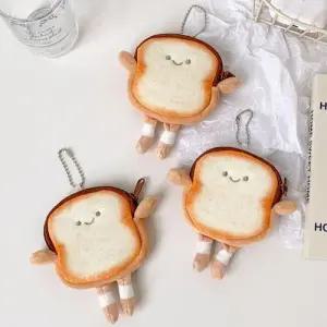 (쓰러담아) 식빵 키링 미니파우치 동전지갑 카드지갑 WFG21S9