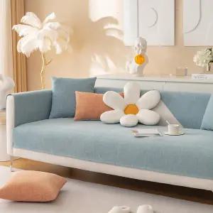 방수 등받이 소파 패드 덮개 90x180 블루 소파패드 방수패드 3인용 4인