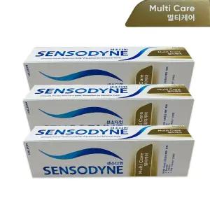 약국용 센소다인 멀티케어 치약 120g X 3개 불소 충치 시린이용 구취 잇몸 상쾌 대용량