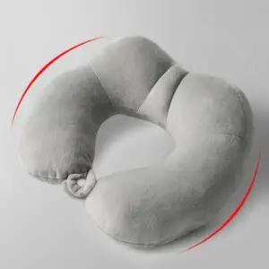 푹신 메모리폼 여행용 목베개 쿠션 모던 그레이 여행용목베개 여행준비