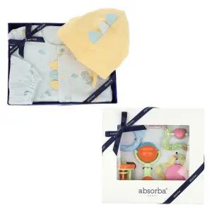 갤러리아 (압소바26봄신상,말띠출산,백일,아기옷)룽스요루우주복+딸랑이5종