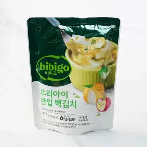 CJ 비비고 우리 아이 한입 백김치 270g